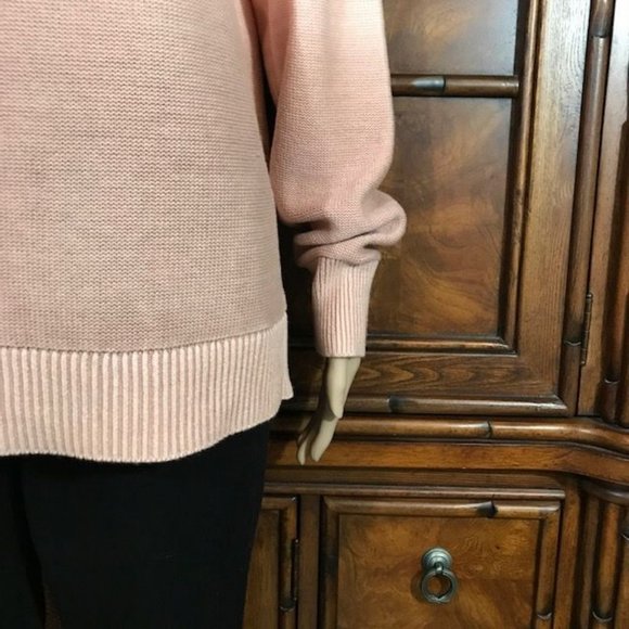 LOFT 100% Cotton Canyon Rose Ombre Sweater - Picture 10 of 13